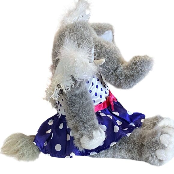 Build A Bear Elephant Angel Wings Dress Set Vintage 1997 Holiday Christmas Gift - Picture 2 of 11